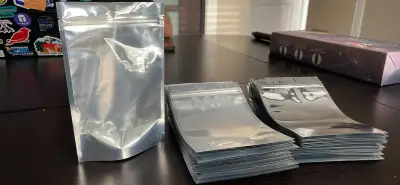 99 Clear front Ziplock Mylar Bags 5”x8”, View more