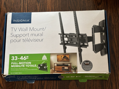 Insignia TV Wall Mount - Full Motion - 33-46", View more