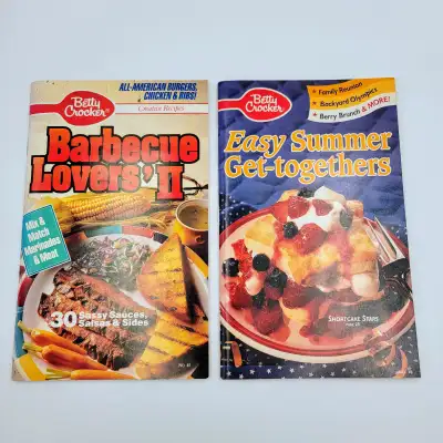 Betty Crocker 1992 Easy Summer Get-Togethers And 1990 Barbecue L, View more