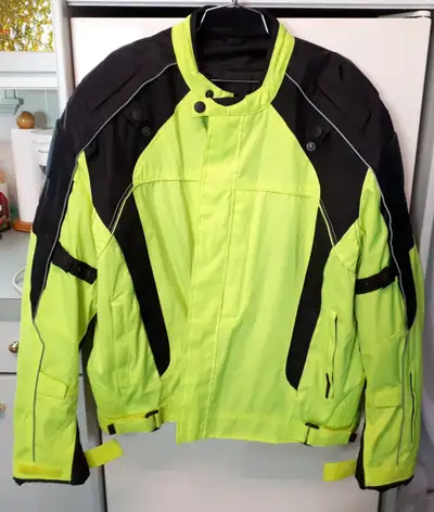 NEW MOTORCYCLE, SNOWMOBILE, MOTOCROSS, ATV'S, ARMOR JACKET,. ( BY INTERSTATES LEATHERS) ARMOR ON BAC...