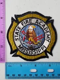 Mississippi state fire academy patch badge crest