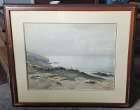 A beautiful Scottish watercolor by David West , signed and dated