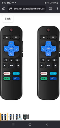 ROKU TV Replacement Remote