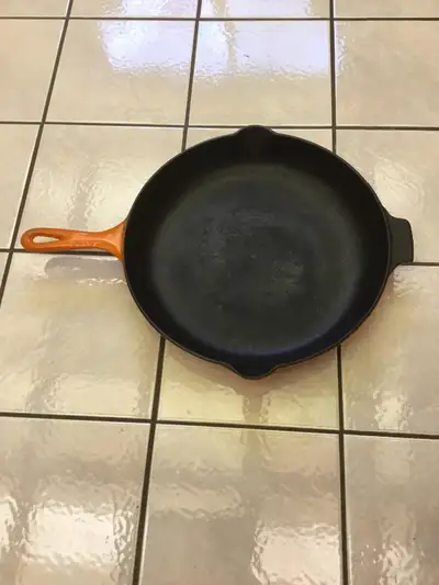 Used  Le Creuset Orange 30cm diameter pan, View more