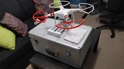 DJI Phantom 3 Drone. Minimal use approx 5-6 hours of flying time. Comes with spare battery and charg...