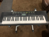 Casio CTK1100 keyboard with a Yamaha stand $100