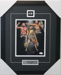 Kenny Omega signed autograph AEW wrestling 8x10 framed