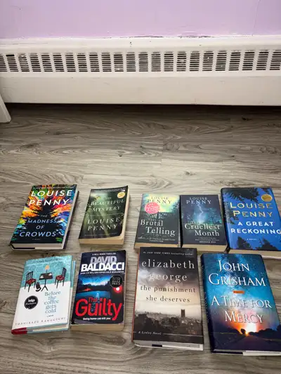 Books novels mystery Louise penny and others, View more
