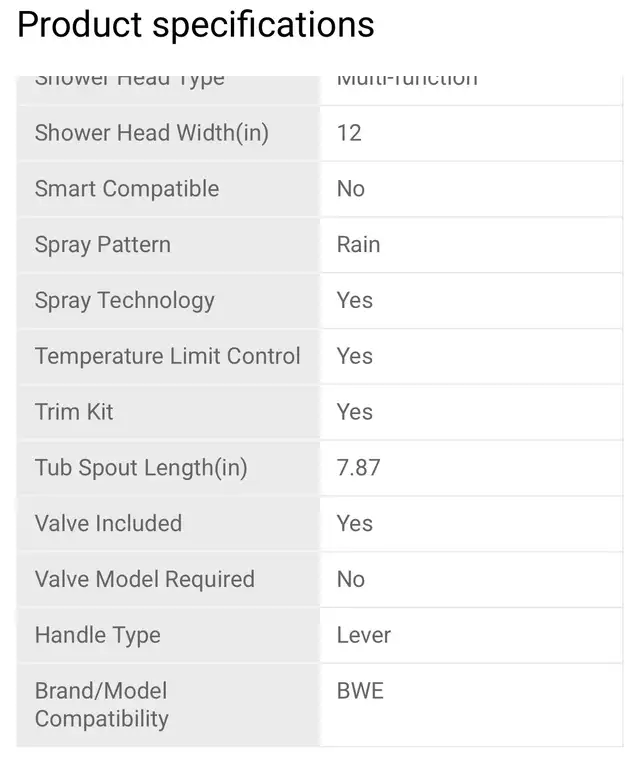 BEAUTIFUL NEW DUAL MOUNT SHOWER SYSTEM  in Plumbing, Sinks, Toilets & Showers in Saskatoon - Image 11