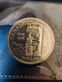 1958 canada Silver Dollar