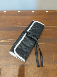 Makeup Brush Roll OR Travel Jewelry Pouch
