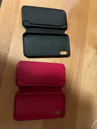 iPhone X Genuine Apple leather folio cases
