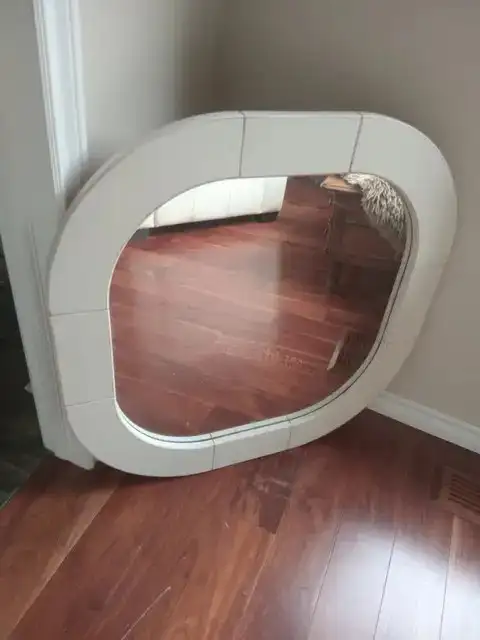 Large Wooden Shabby Chic Mirror in Home Décor & Accents in Calgary - Image 2