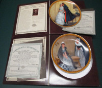 Norman Rockwell plate Words of Comfort & The Unexpected Proposal