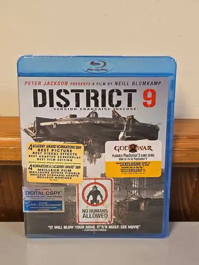 District 9 Blu-ray Brand New Sealed God Of War 3 PS3 Playable De, View more