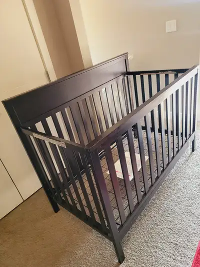 Dark Brown Baby Crib, View more