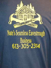 Nate’s seamless eavestrough business 