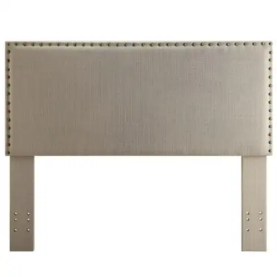 Beautiful Queen linen fabric headboard, View more