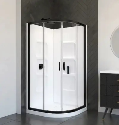 Brand: Bain Signature Model: Marshall 36 Black (door enclosure + base) Includes everything shown on...