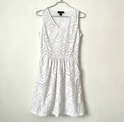NWOT Cynthia Rowley Eyelet White Cutwork Embroidered  Dress , View more