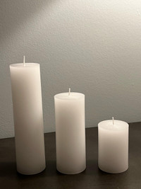 Amazing quality pillar candles available in bulk!