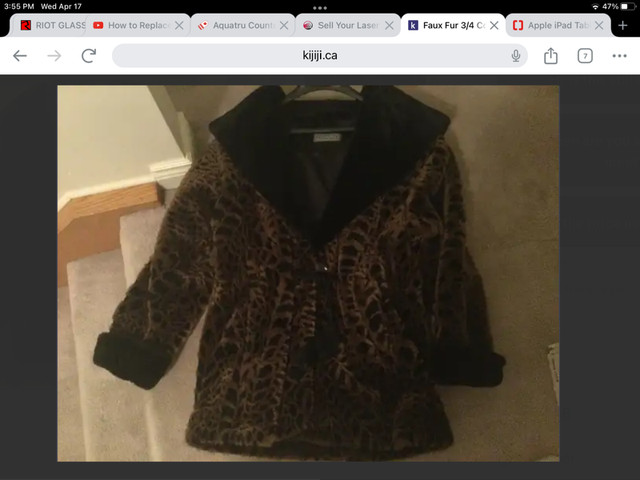 Faux Fur Jacket/3/4 Coat in Women's - Tops & Outerwear in Mississauga / Peel Region - Image 2