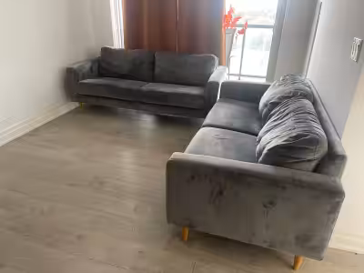 Free couches, there are burn hole marks on the some of the seats come pick up for free anytime!
