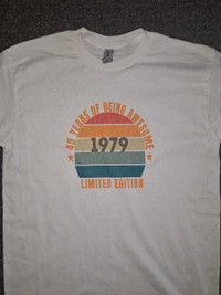 45 Years Of Being Awesome Shirt, 1979 Limited Edition Shirt