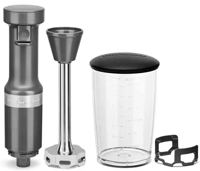 KitchenAid Variable Speed Corded Hand Blender, Matte Charcoal in Processors, Blenders & Juicers in City of Toronto - Image 4
