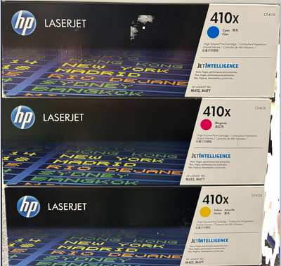 LOT: BNIB: Cyan, Magenta, Yellow HP LJ M452, M477 Toners, View more