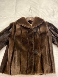 Vintage ladies size small seal skin coat….$150