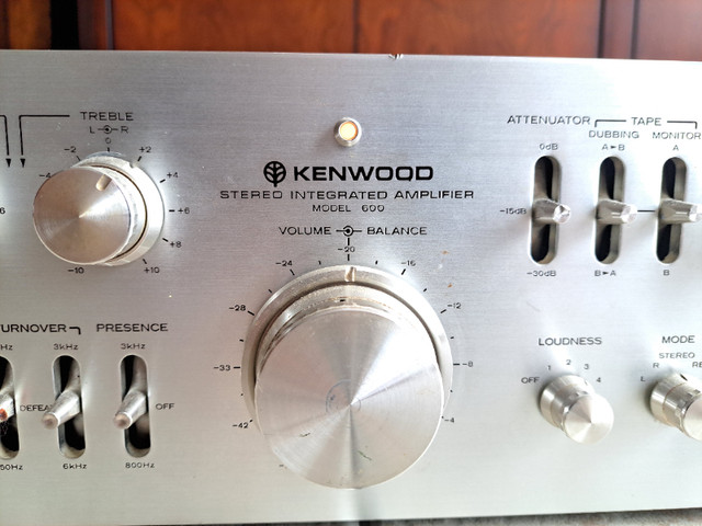Kenwood model 600 SUPREME in Stereo Systems & Home Theatre in City of Toronto - Image 3
