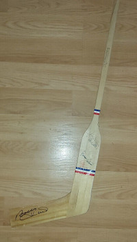 Autographed Oldtimers mini goalie stick