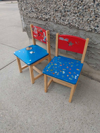 free wooden kids chairs