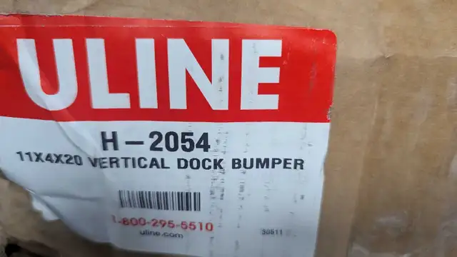 uline dock bumpers (2)