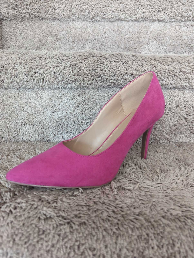 Pink Suede Heels (Size 9) in Women's - Shoes in Strathcona County