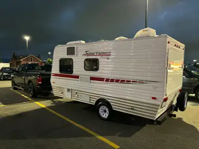 2015 sportsman classic , 16 rbt travel trailer fully loaded ! I’ll be showing this weekend in Tessal...