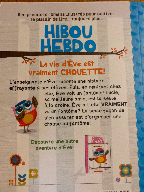 Série pré-ado 3X Hibou Hebdo par Rebecca Eliott in Other in City of Montréal - Image 4