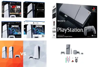 BRAND NEW PS5 slim DISK + DIGITAL edition CONSOLES SALE!, View more