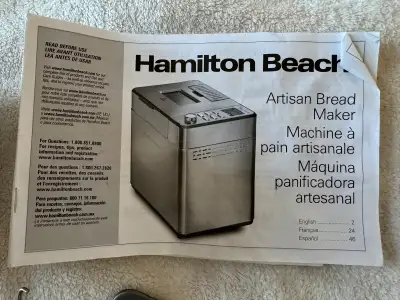 Hamilton beach bread maker accessories for sale, View more