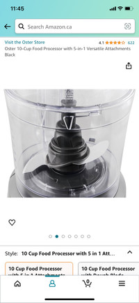 Oster 10 cup food processor