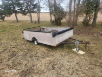 Open box trailer . 9ft long 6ft 5in. Wide.