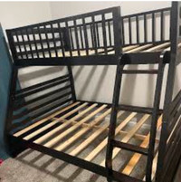 Twin over double bunk bed