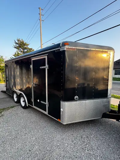- Ramp Door / Sideman - (2) 5200 Axles - Lights / Brakes Works - “2 5/16 Towing Ball - Ownership In...