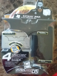 Batman Pak Mad Catz Nintendo DS Console Case, Skin, Storage NEW