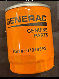 Generac Guardian OEM Generator Oil Filter 070185ES Orange (ATO)