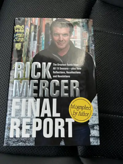 Signed Book-Rick Mercer Final Report, View more