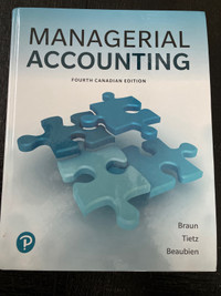Managerial Accounting - Fourth Canadian Edition 