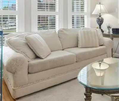 Sofa w/ 4 Pillows, View more