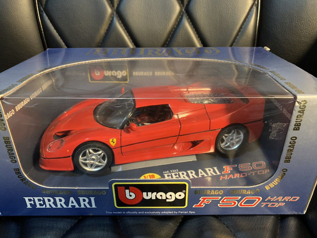 1:18 Ferrari F50 Hard Top Burago CLASSIC! in Toys & Games in Mississauga / Peel Region - Image 2